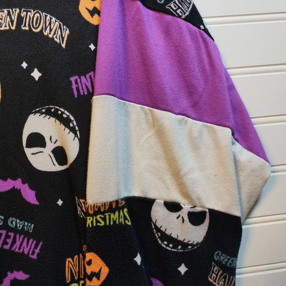 Disney‎ Nightmare Before Christmas Nightgown Sleepwear Halloween Town Womens LG - Picture 3 of 8